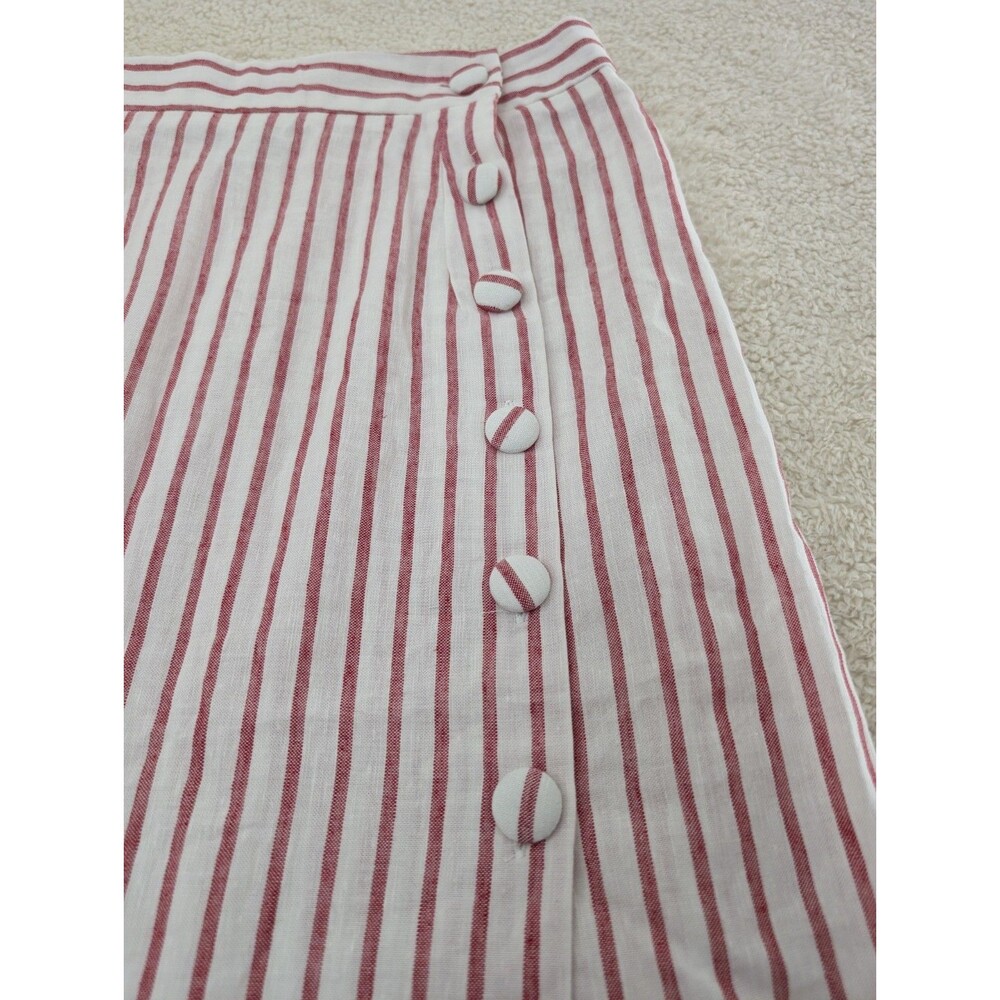 Forever 21 Contemporary Large Crop Top Skirt Set Linen Blend Festival Fun - Picture 8 of 15